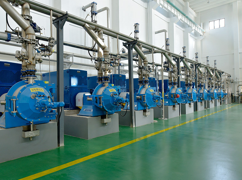 Equipment line at Dazhan Paper