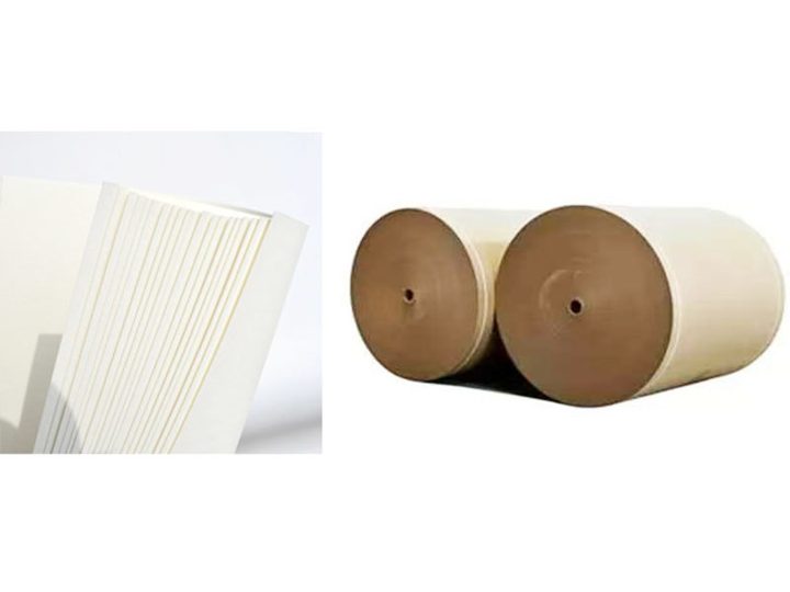 Wood pulp release paper rolls