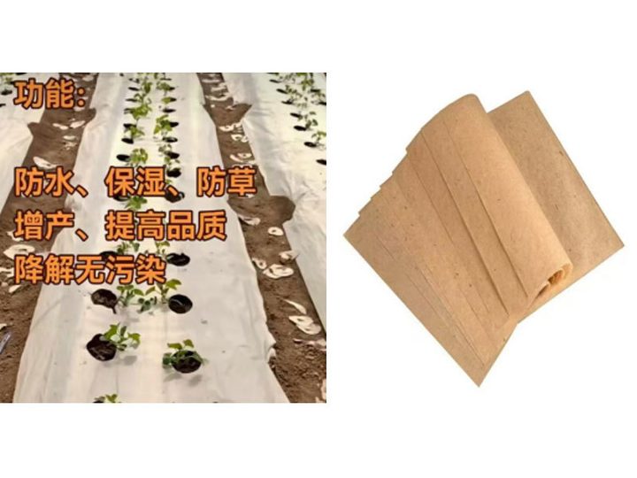 Agricultural mulch paper