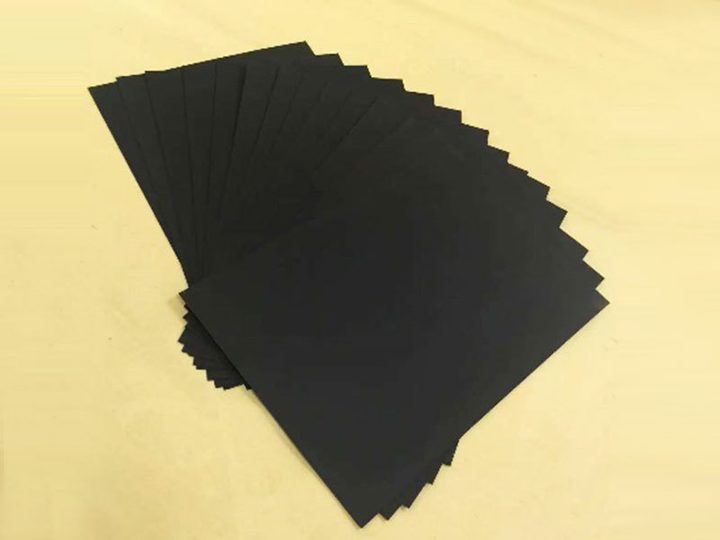 Black cardboard